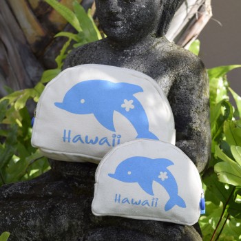 Canvas Pouches Dolphin Blue Canvas Pouches Dolphin Blue
